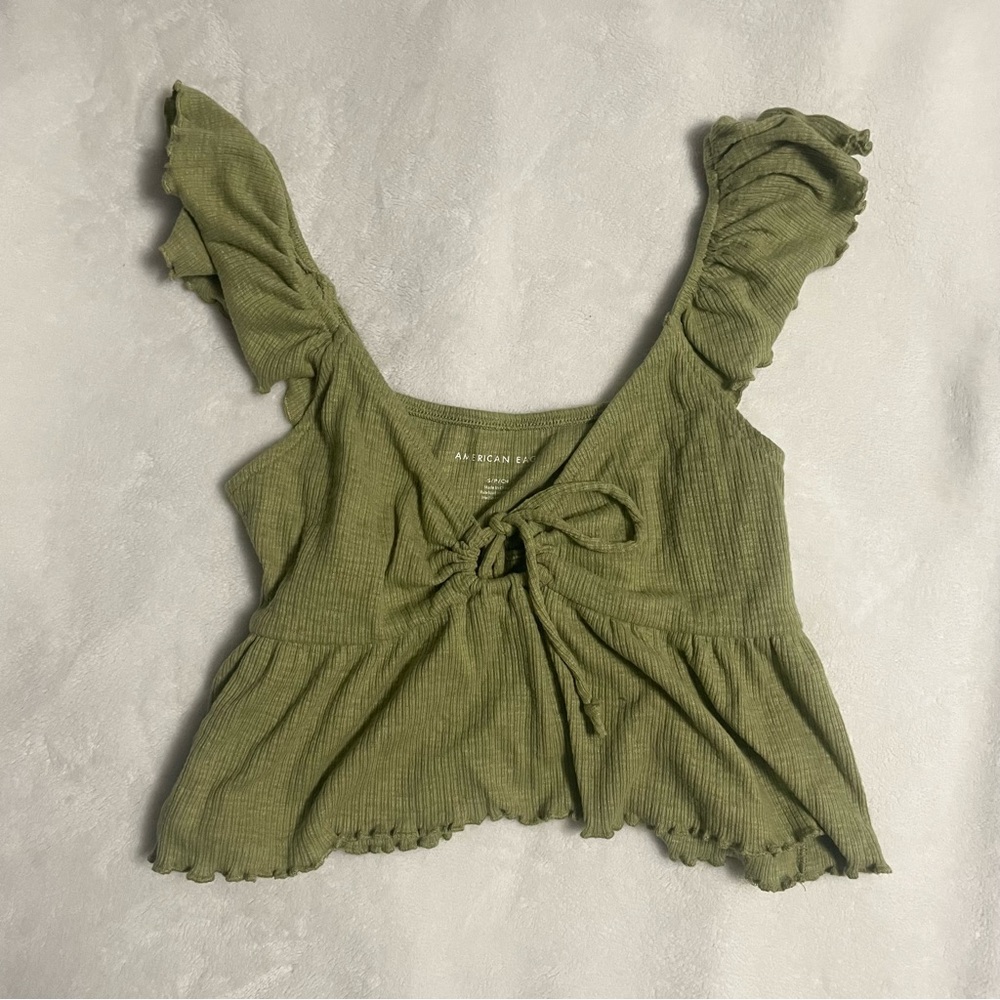 American Eagle Green Top